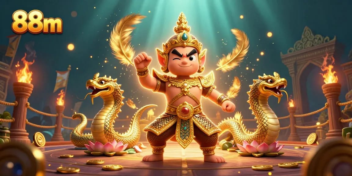 Experience the thrill of winning at 88m casino with vibrant characters and exhilarating action.