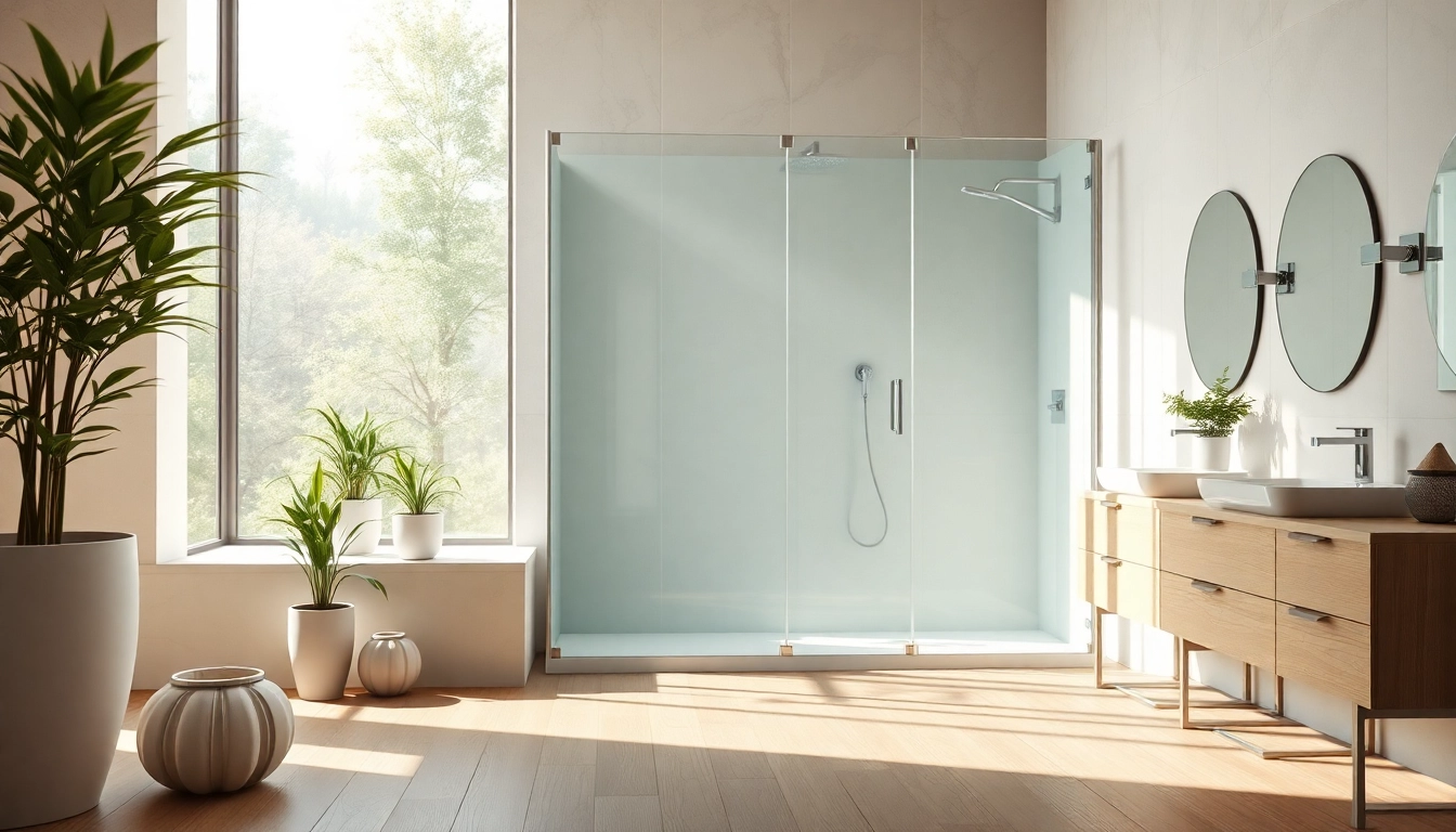 Erlebe die stilvolle sonni Duschkabine in einem modernen Badezimmerambiente mit entspanntem Flair.