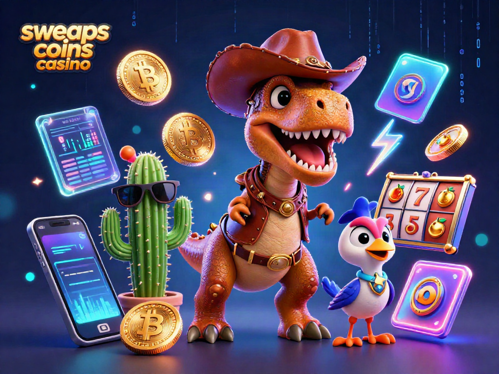 Engage with sweeps coins casino through immersive gameplay in a fun, action-packed 3D scene.