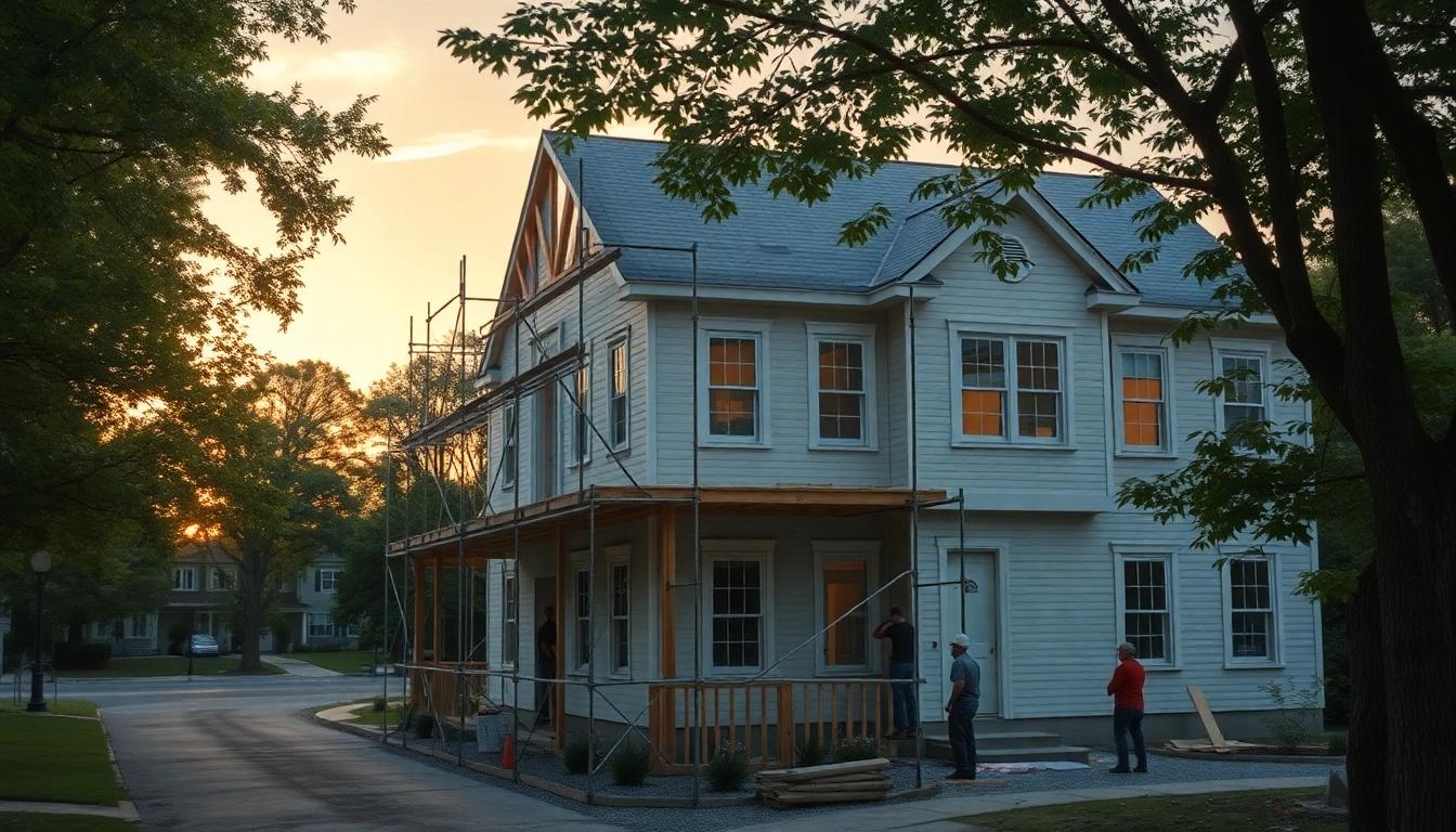 See colonial home construction in action, highlighting craftsmanship and dedication.