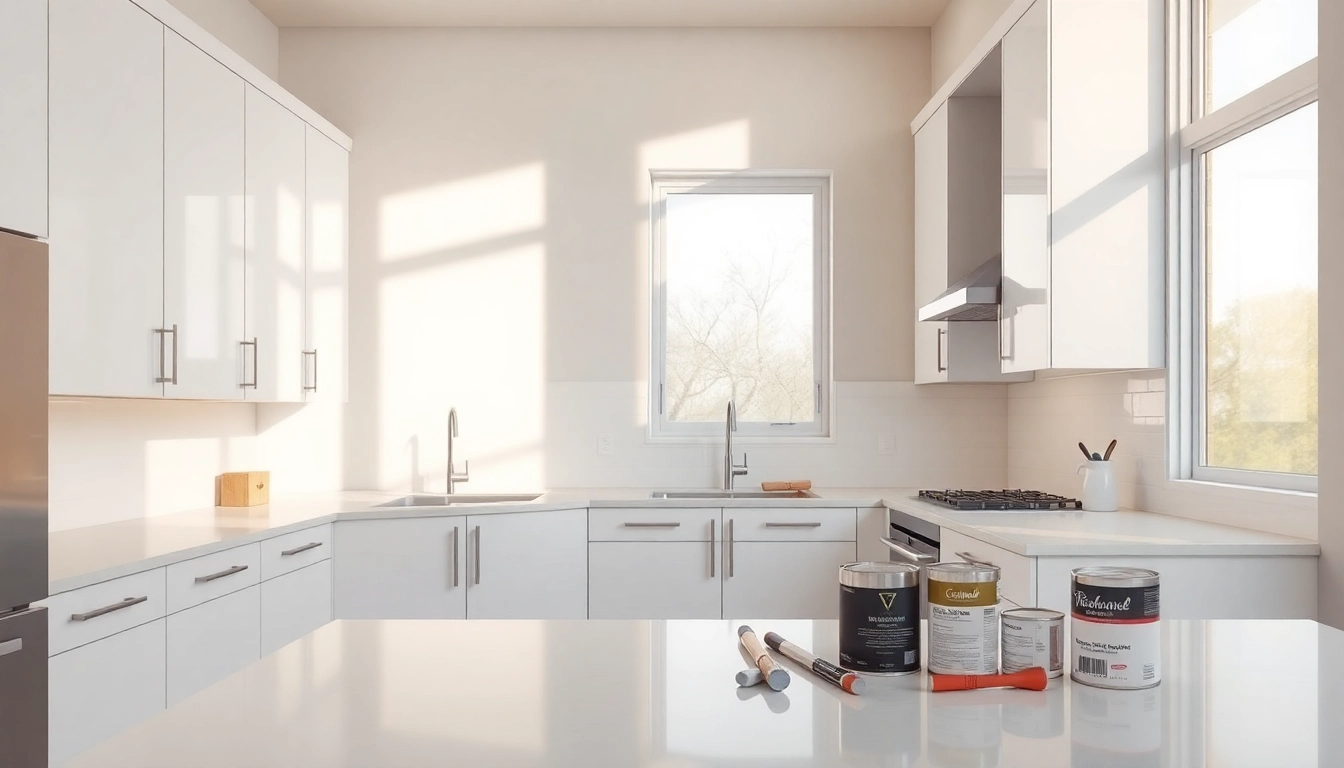 Cabinet Refacing Largo FL showcasing a beautifully renovated kitchen with modern cabinetry.