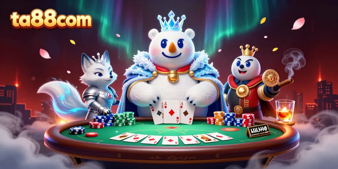 Master winning strategies at ta88com by engaging in dynamic poker gameplay among vibrant casino elements.