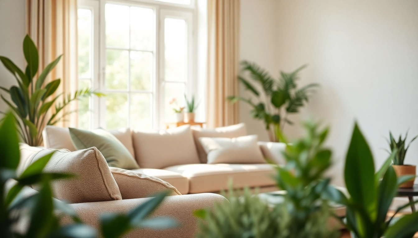 Promoting mental wellness through a cozy therapy space filled with natural light and calming colors.