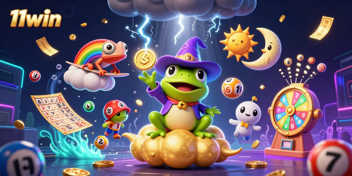 Experience thrilling moments at 11win with golden coins and lottery excitement.