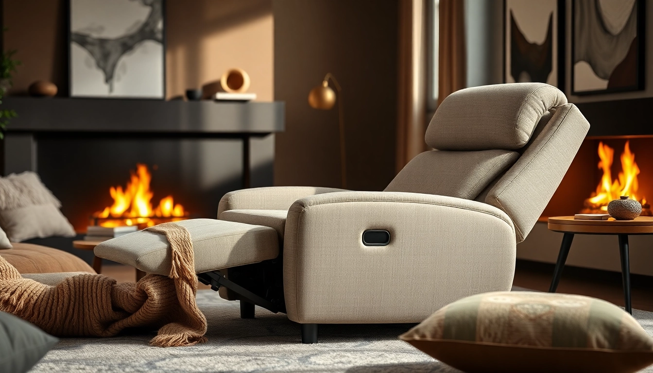 Experience unmatched comfort in this lay flat recliner chair with plush cushions and elegant design.