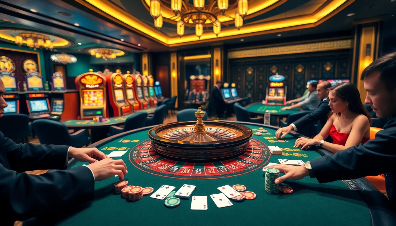 Experience the excitement of gaming at RR88 link with a luxurious casino atmosphere.